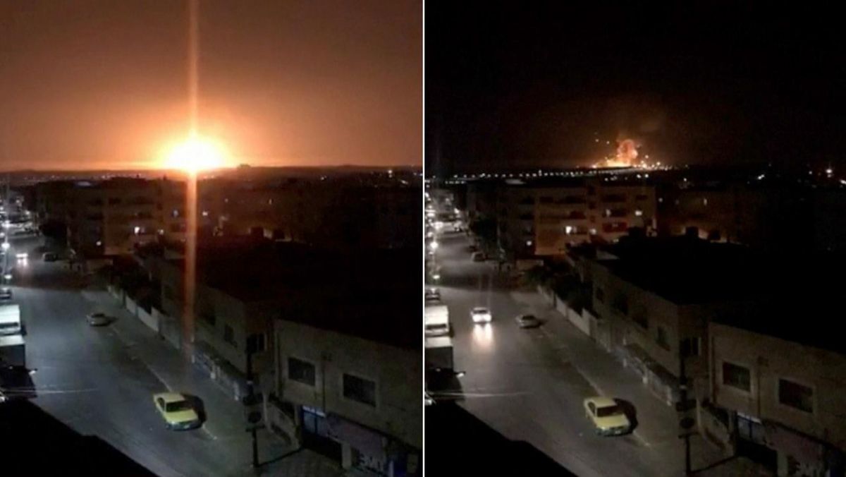 O explozie puternică la un depozit militar de muniţii s-a produs în Iordania (VIDEO)