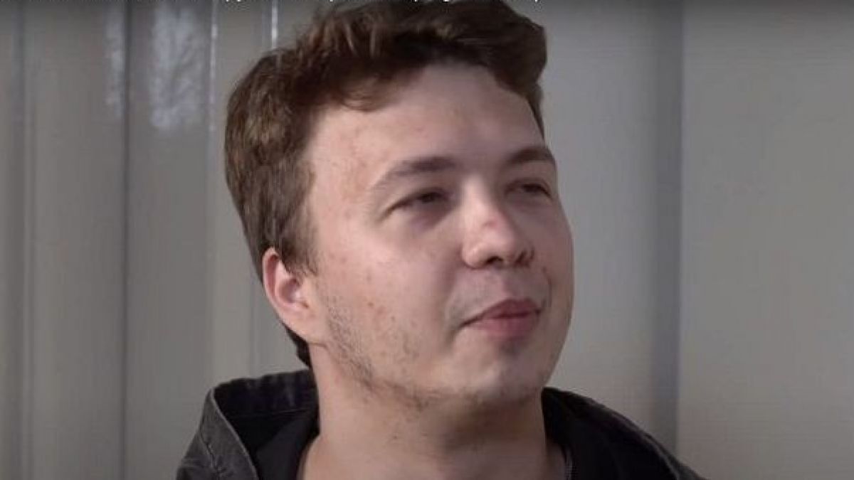 O nouă înregistrare video cu apariția jurnalistului Roman Protasevici, arestat la Minsk (VIDEO)