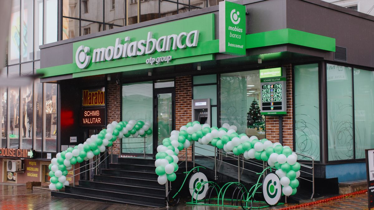 O nouă sucursală Mobiasbanca – OTP Group în zona de centru, hub-ul economic al Chișinăului