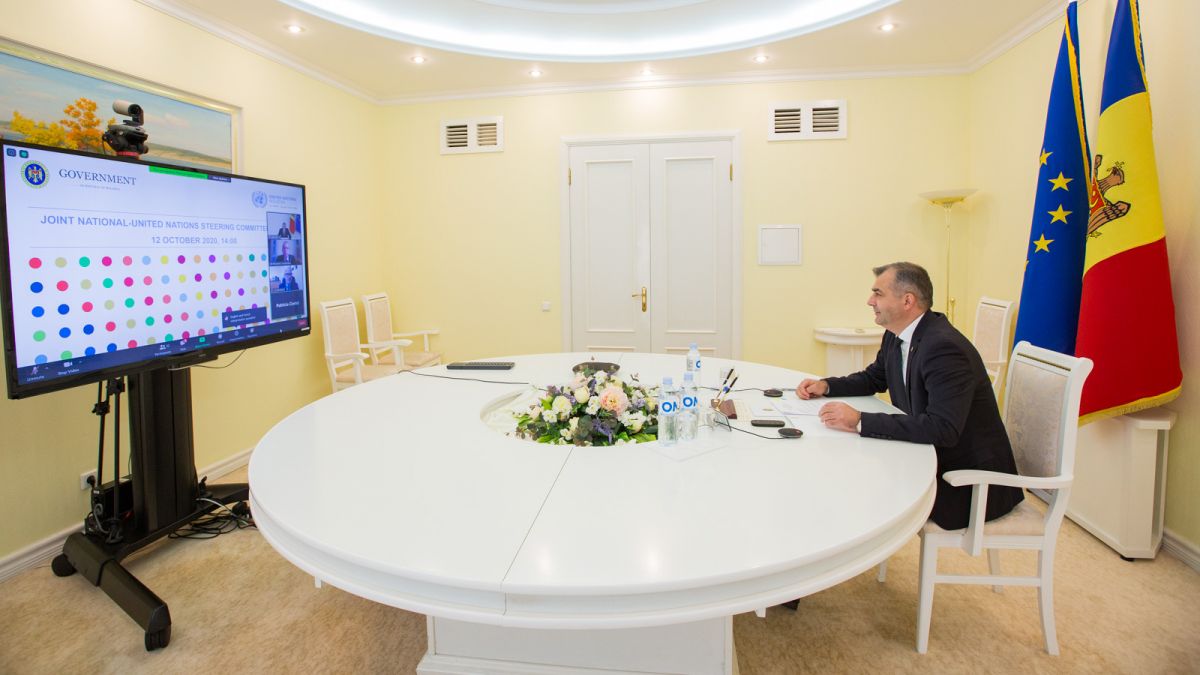 ONU va sprijini Moldova pentru a-și reveni în urma pandemiei de coronavirus. Cele 99 de proiecte ale Planului, discutate la Guvern