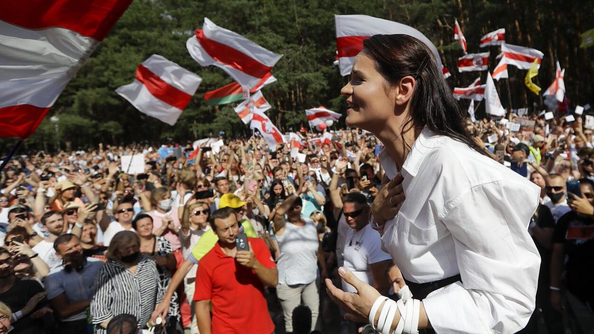 Oponenta lui Lukașenko, Svetlana Tihanovskaia, se află în Lituania