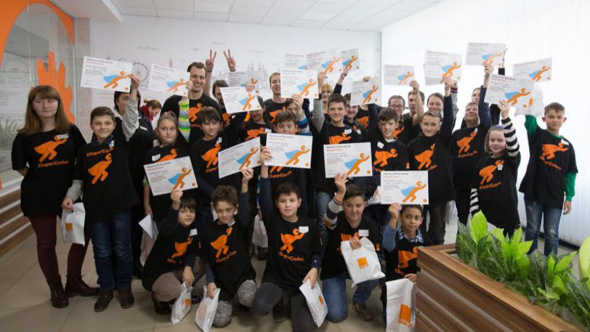 Orange #supercoders - pentru micii programatori