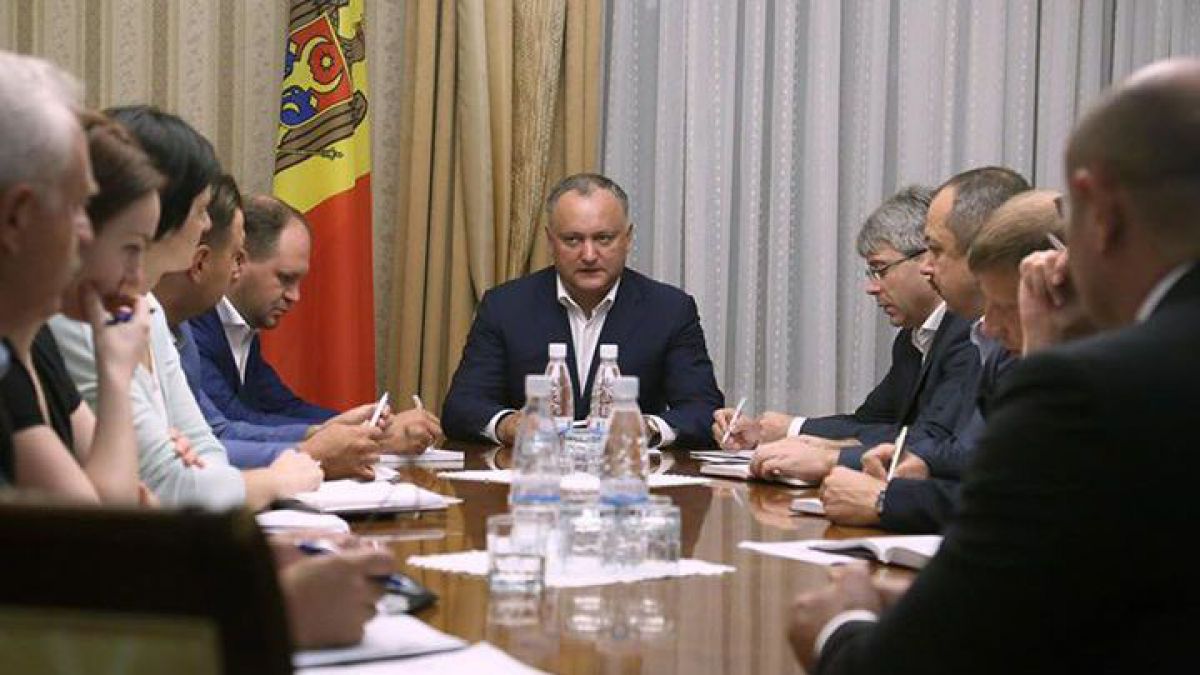 Ordinea de zi a ședinței Consiliului Suprem de Securitate, convocate de Igor Dodon