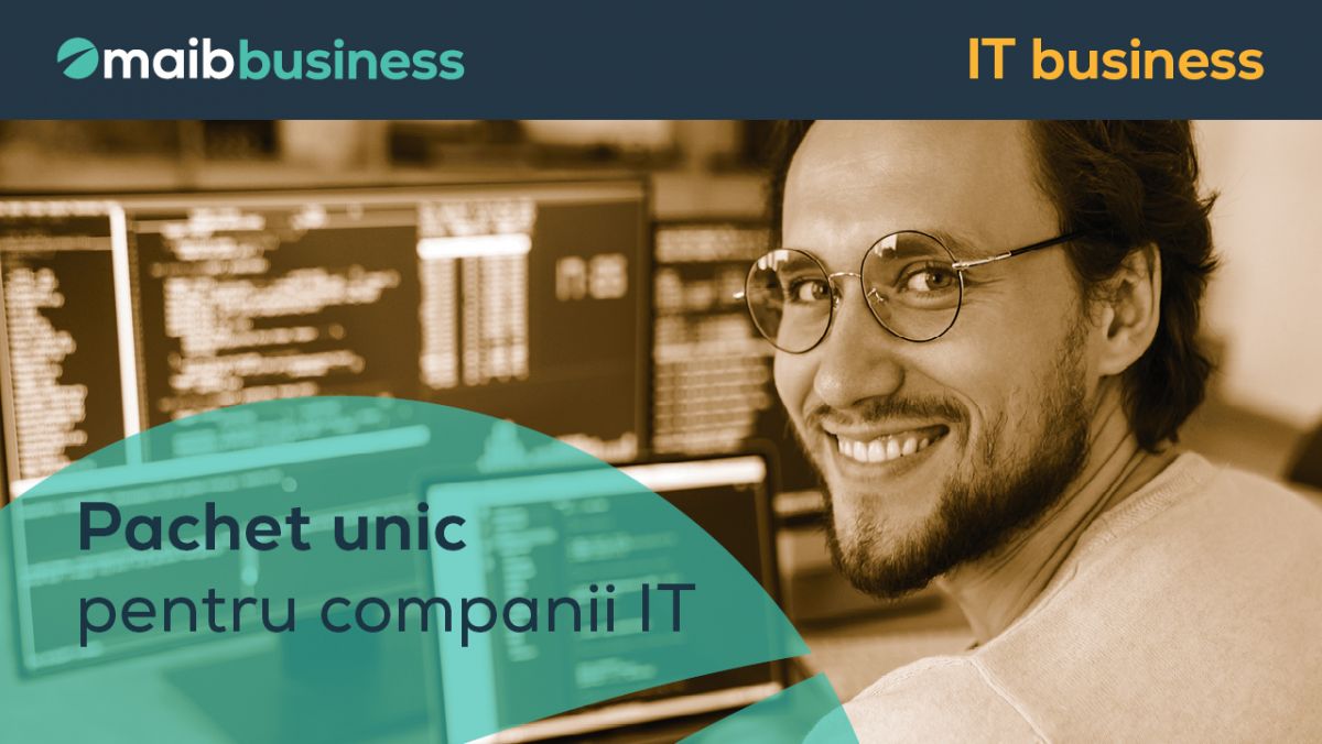 Pachetul de servicii IT business de la maib – tot de ce are nevoie o companie IT, la un preț competitiv