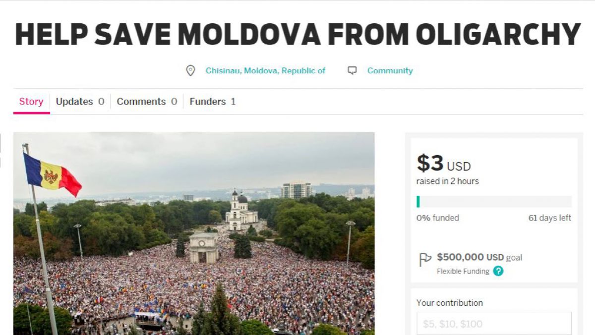 „Pentru 100$, numele tău va fi gravat pe Zidul Libertății”. Campanie pe Indiegogo în susținerea protestatarilor din PMAN
