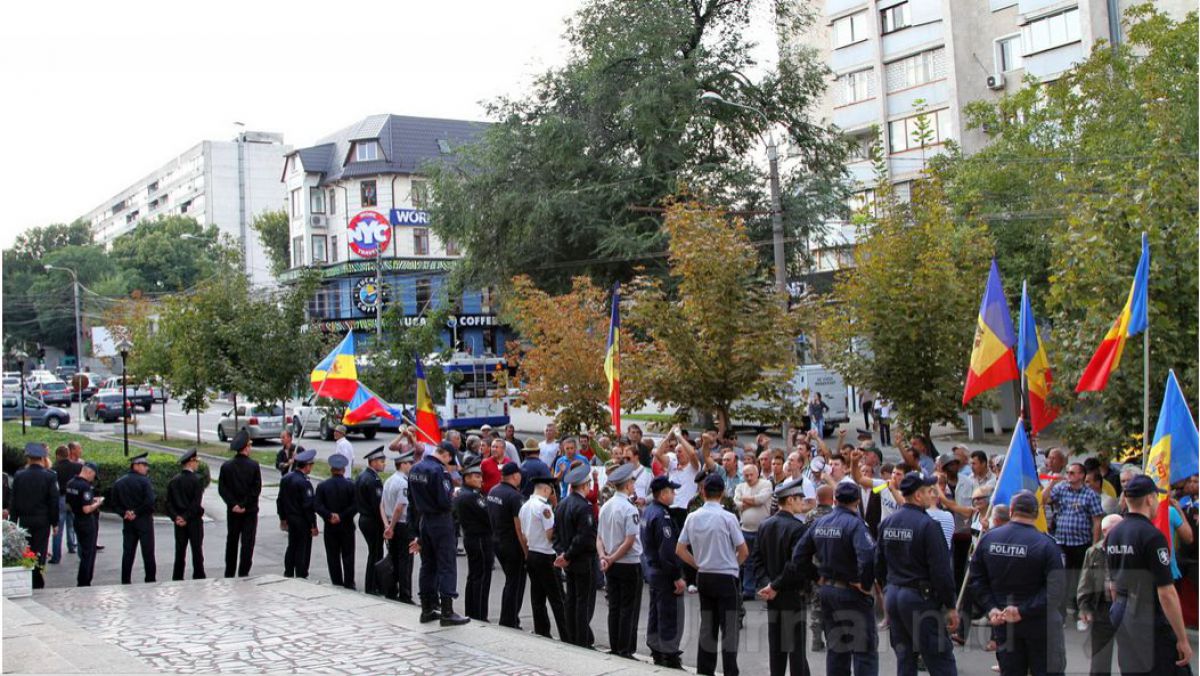 Platforma DA a protestat astăzi în fața Procuraturii Generale