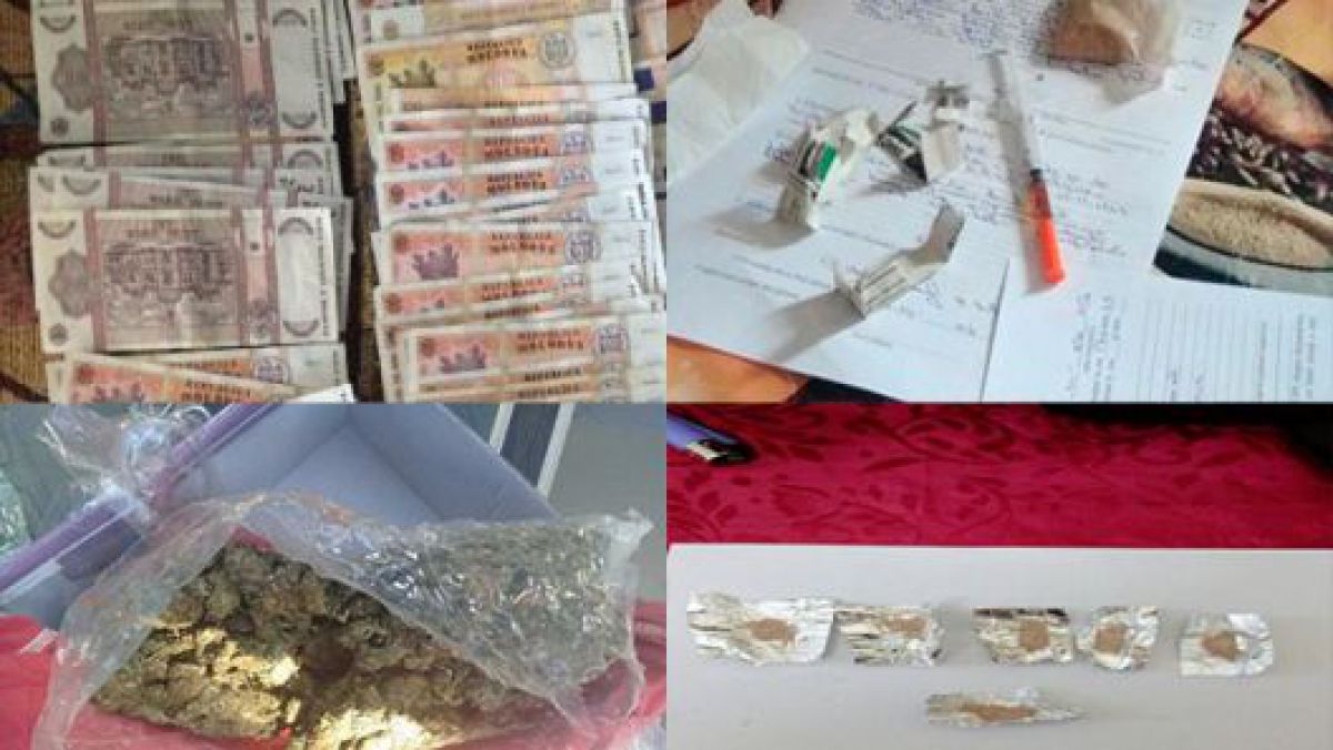 Poliția a destructurat patru puncte de vânzare a drogurilor în mun. Chișinău