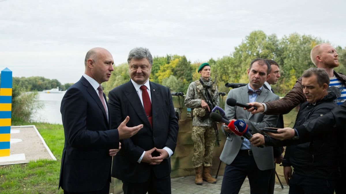 Poroșenko și Filip au inaugurat controlul comun la punctul de frontieră Pervomaisk-Cuciurgan