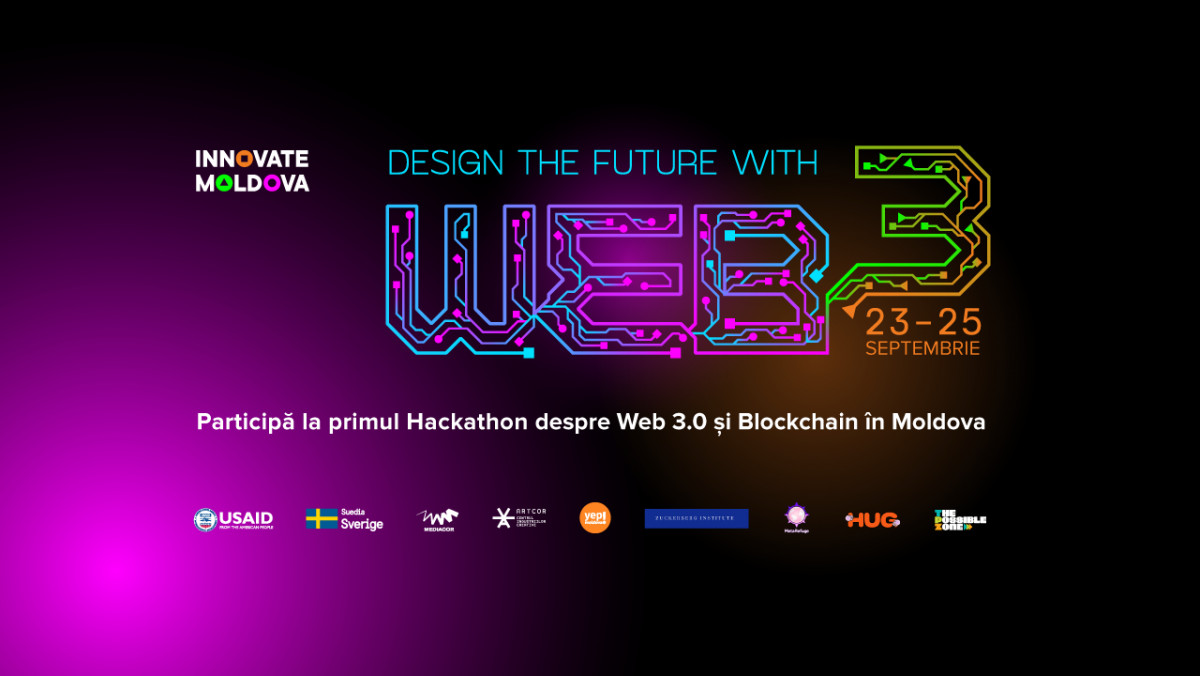Premieră în Moldova: Pe 21 septembrie începe seria de evenimente despre Web3 și  Blockchain. Mai ai timp să te înregistrezi!