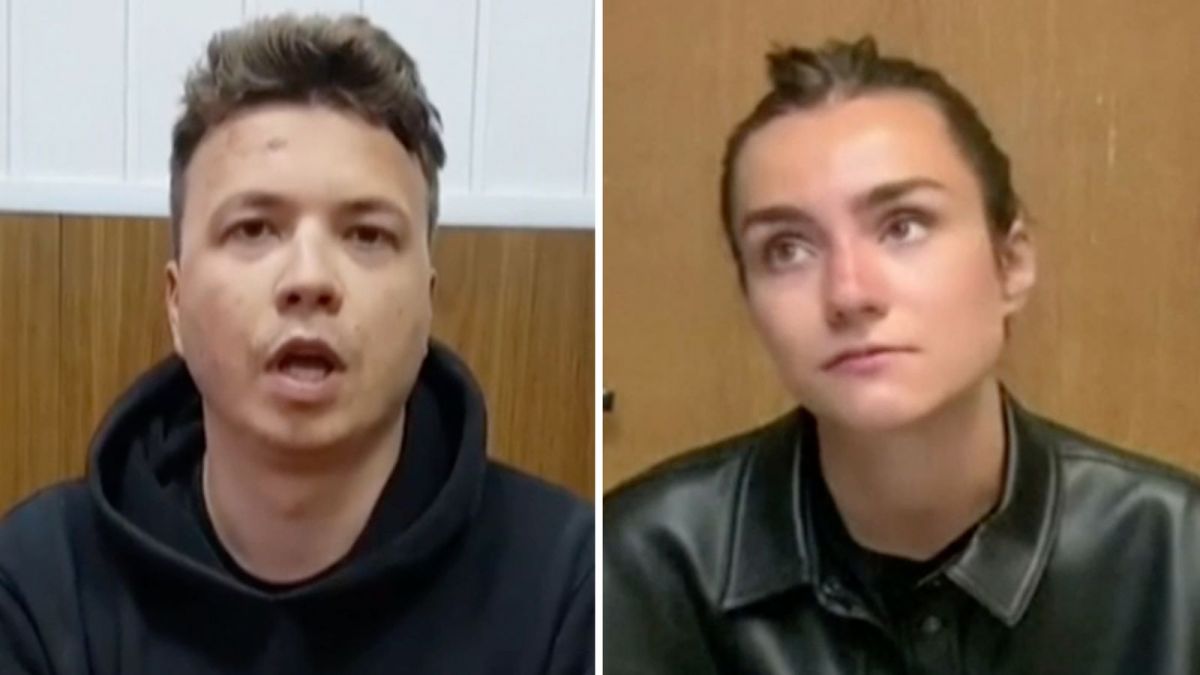 Presa rusă: Roman Protasevici și Sofia Sapega ar fi fost transferați în arest la domiciliu