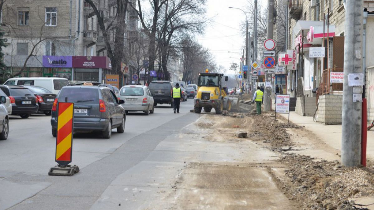 Primăria ar putea renunța la reparația unei străzi din centrul Capitalei