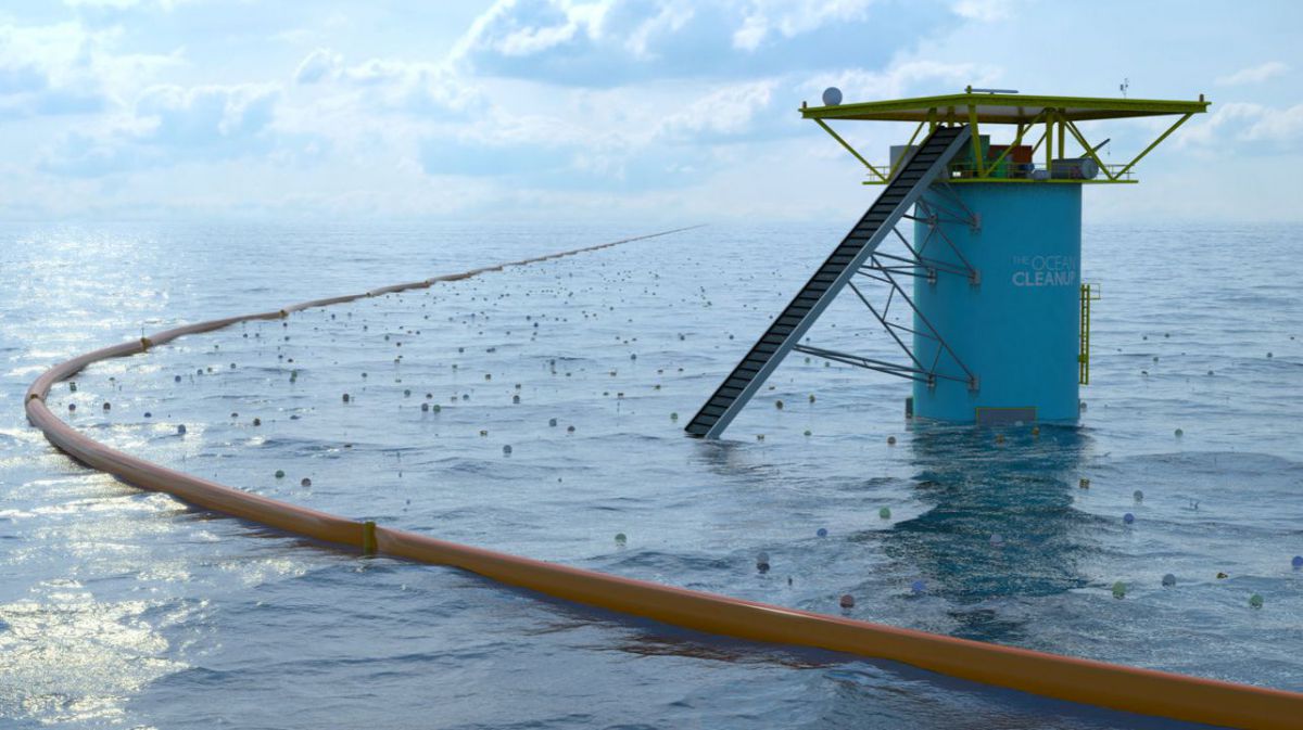 Proiectul olandez de colectare a plasticelor din oceane cu ajutorul curenților marini va fi testat în Marea Nordului