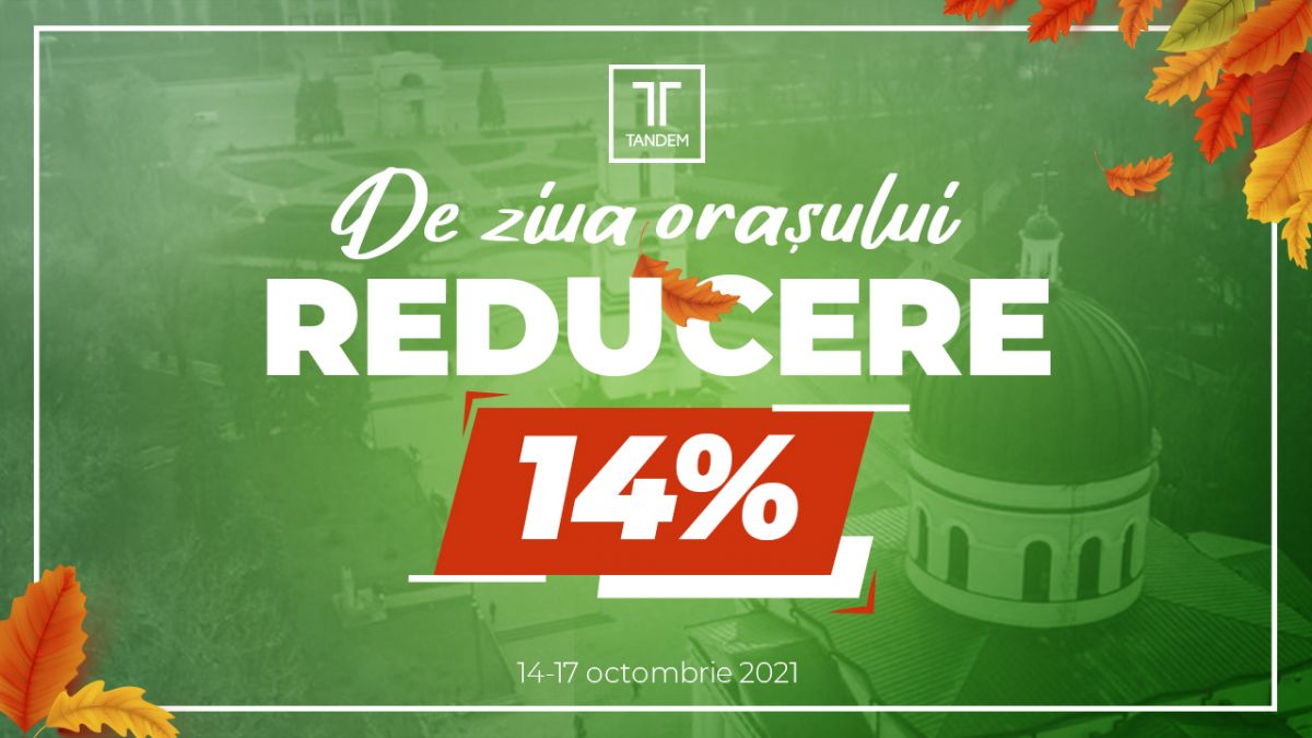Promoție de hramul capitalei la Tandem: ai -14% toată mobila!
