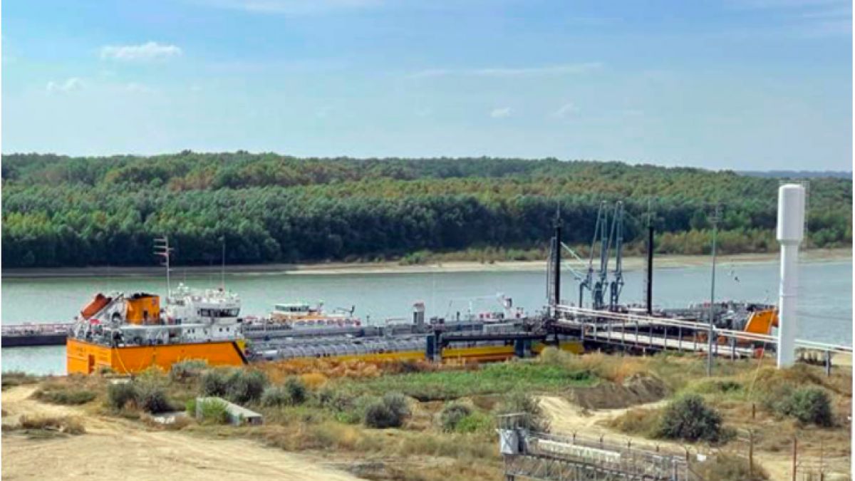 Recordul Portului Giurgiulești de 1,4 milioane tone de marfă, asigurat de exporturile de ulei, cereale și metal vechi
