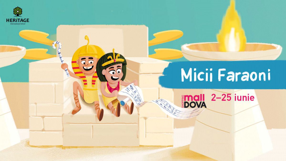 VIDEO. Află de la expoziția interactivă „Micii Faraoni”, secretele piramidelor și ale Egiptului Antic