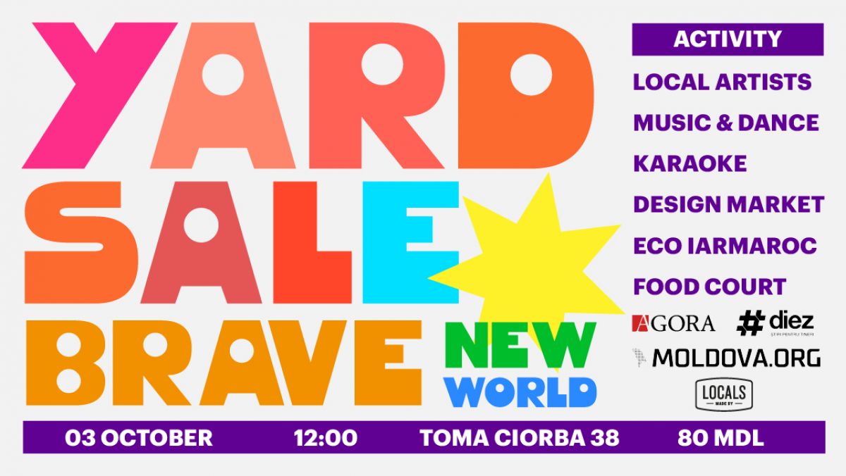 Să fie Yardsale! Ce vă așteaptă la evenimentul din 3 Octombrie și unde se va ține