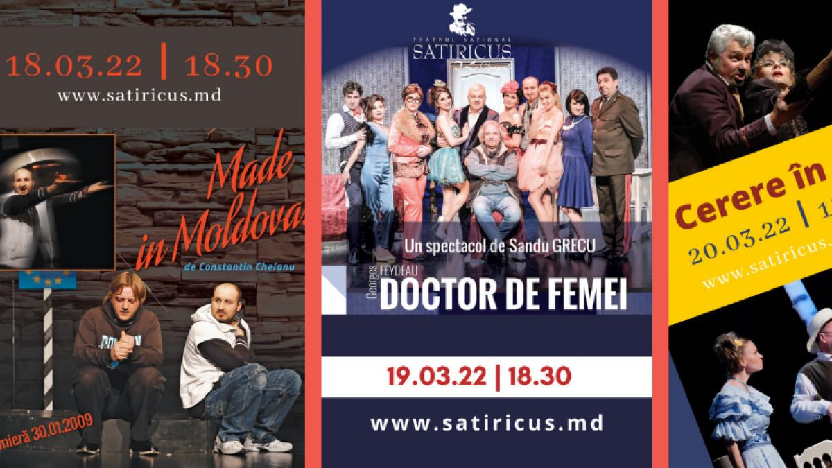 Petrece timpul liber împreună cu actorii Teatrului Național Satiricus „Ion Luca Caragiale”