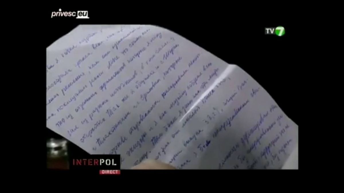VIDEO. Scrisoarea de după gratii a lui Platon către Natalia Morari