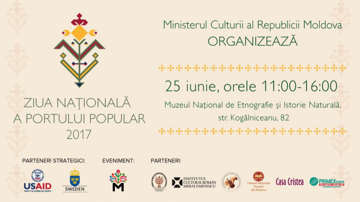 Se apropie cea de-a doua ediție a Zilei Naționale a Portului Popular!