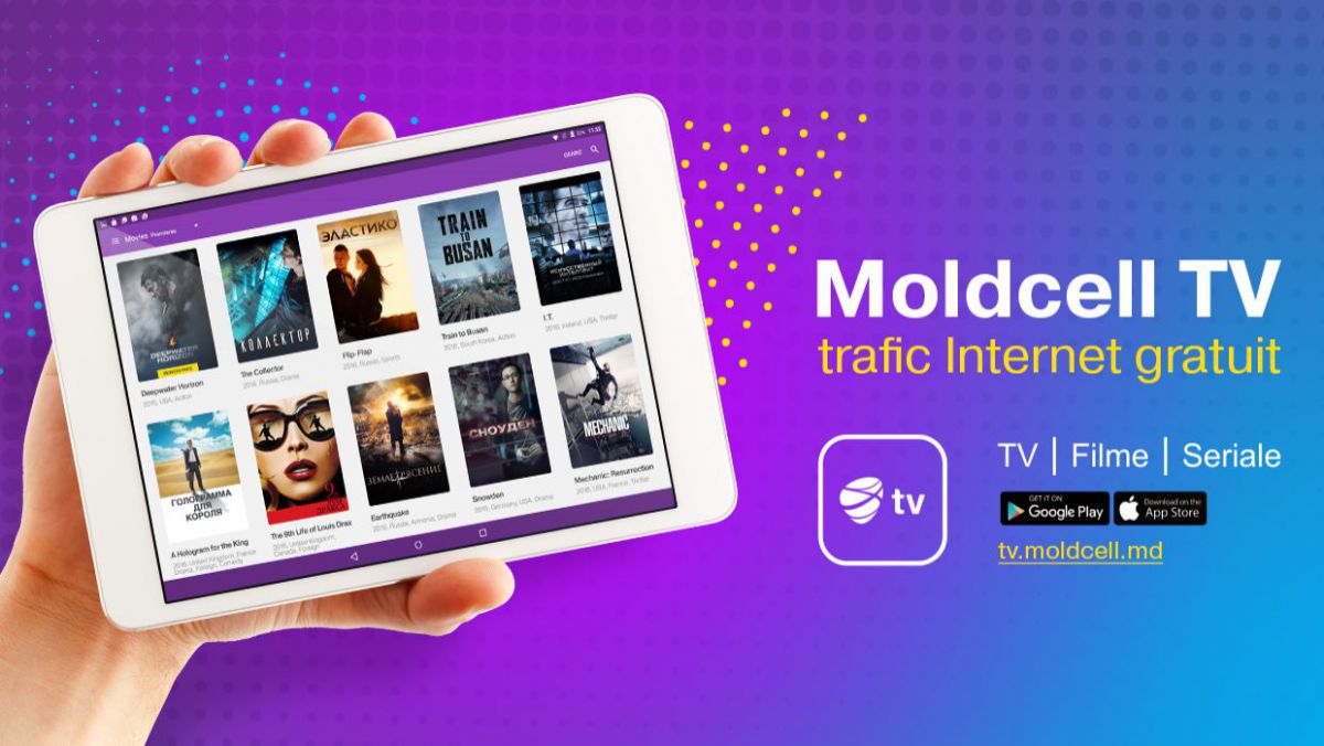 Sherlock, Inferno și Harry Potter la Moldcell TV, cu trafic Internet gratuit