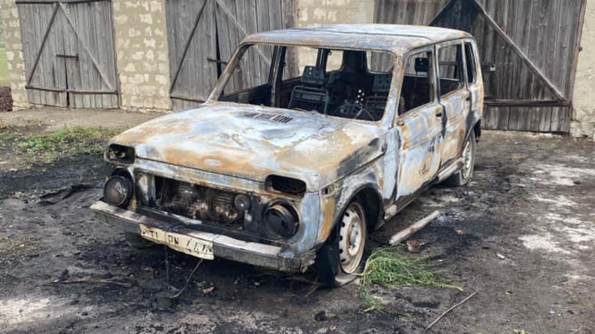 Telenești: Mașina Primăriei Negureni, incendiată. „Nu ne vor putea intimida”, afirmă primarul