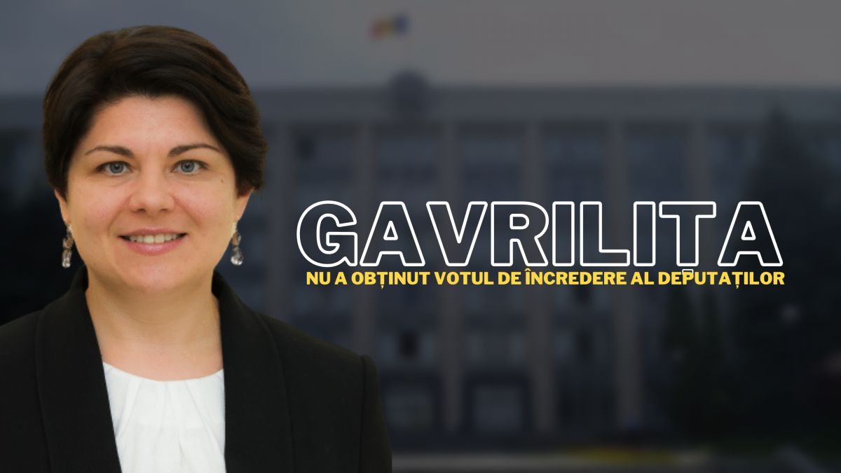 Tentativă eșuată: Natalia Gavrilița și miniștrii propuși nu au fost susținuți de Parlament