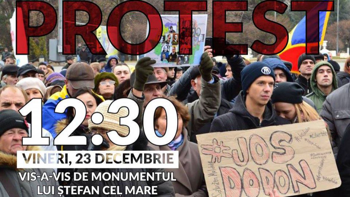 „Tinerii Moldovei” anunță protest împotriva învestirii oficiale a președintelui: „Dodon, nu este președintelui meu”