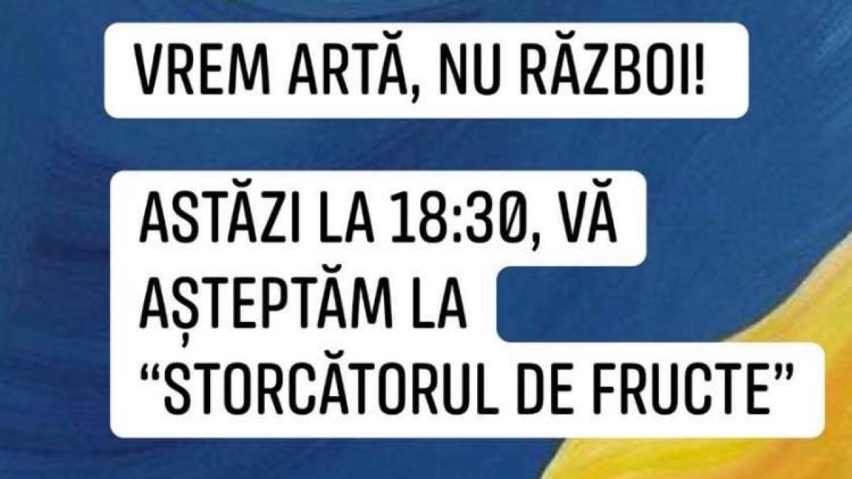 „Vrem ARTĂ, nu RĂZBOI”. Vezi ce spectacole se joacă în această săptămână, la Teatrul Național „Mihai Eminescu”