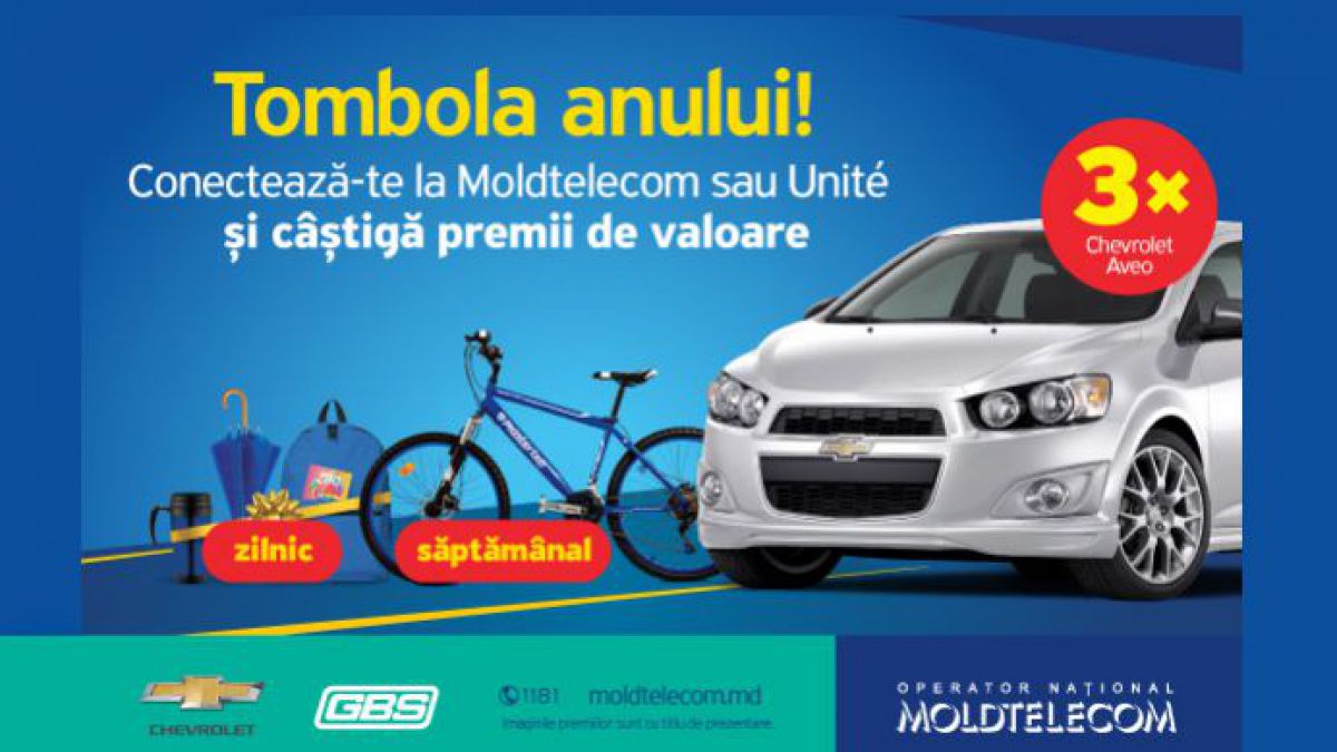 Tombola Anului de la Moldtelecom, cu premii de valoare