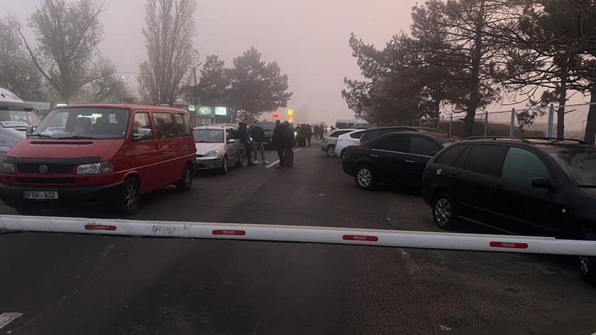 Trafic intensiv la vama Leușeni, pe sensul de intrare/ieșire din Republica Moldova