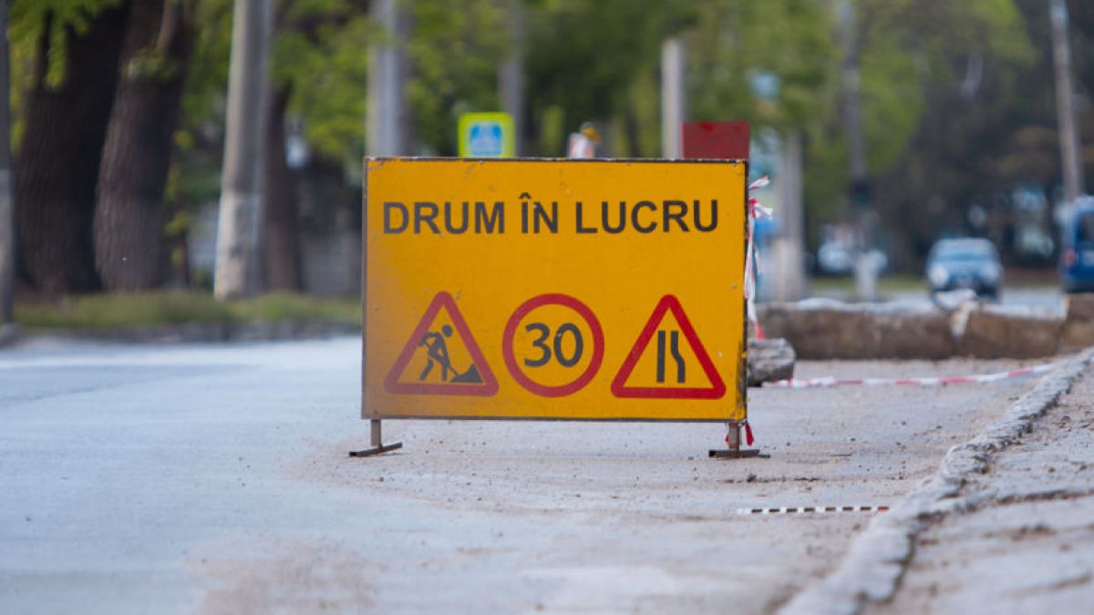 Traficul rutier, suspendat pentru câteva zile pe str. Belinschi și Bariera Sculeni: Se vor desfășura lucrări de reabilitare a apeductului