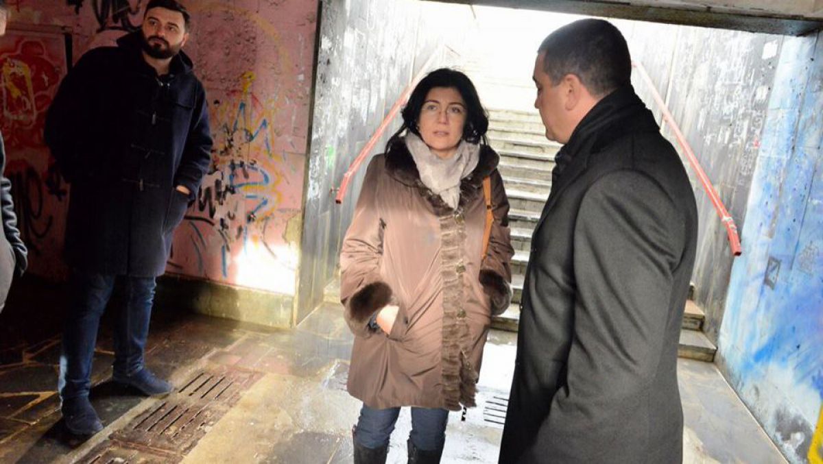 Trecerile subterane din capitală ar putea avea pereți și scări din granit. Silvia Radu: „Să desenați și Pomul Vieții”