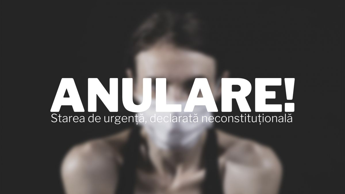 ULTIMĂ ORĂ! CC a decis: Instituirea stării de urgență, neconstituțională
