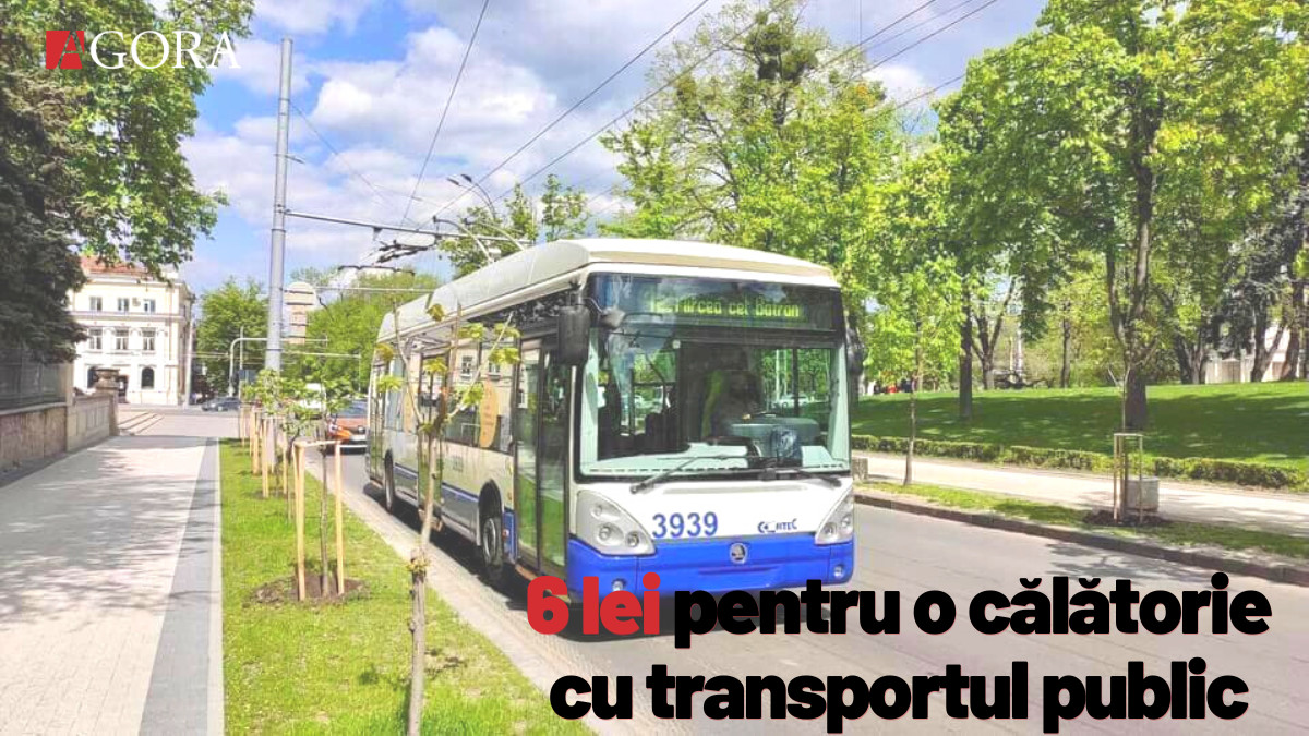 Ultima oră! O călătorie cu transportul public în capitală va costa 6 lei