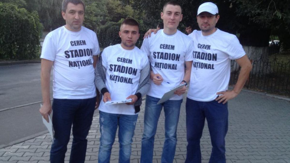 Un grup de tineri a adunat câteva mii de semnături pentru construcția unui Stadion Național