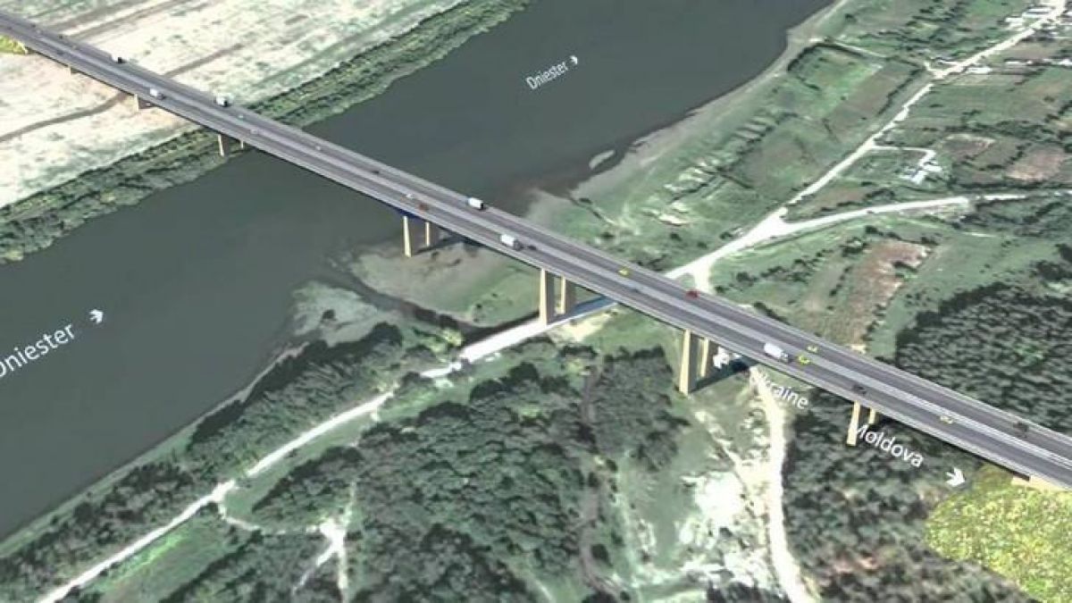 Un pod rutier va fi construit peste râul Nistru în zona localităților Cosăuți-Yampil