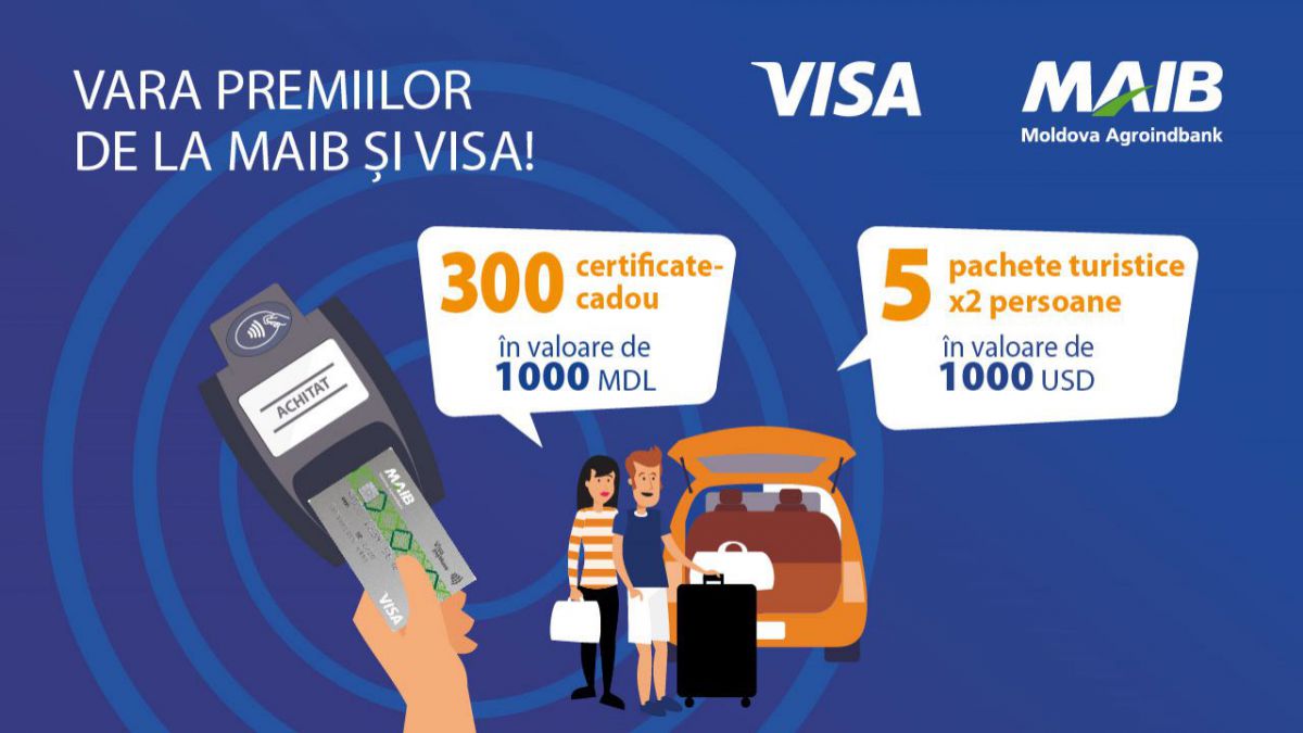 E vara premiilor de la Visa şi Moldova Agroindbank!
