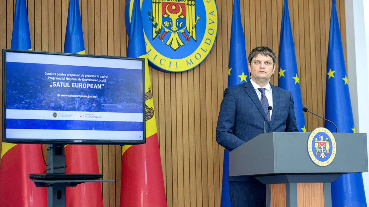 Vicepremierul Andrei Spînu anunță că au fost înregistrate 724 de proiecte în cadrul Programului „Satul European” (VIDEO)