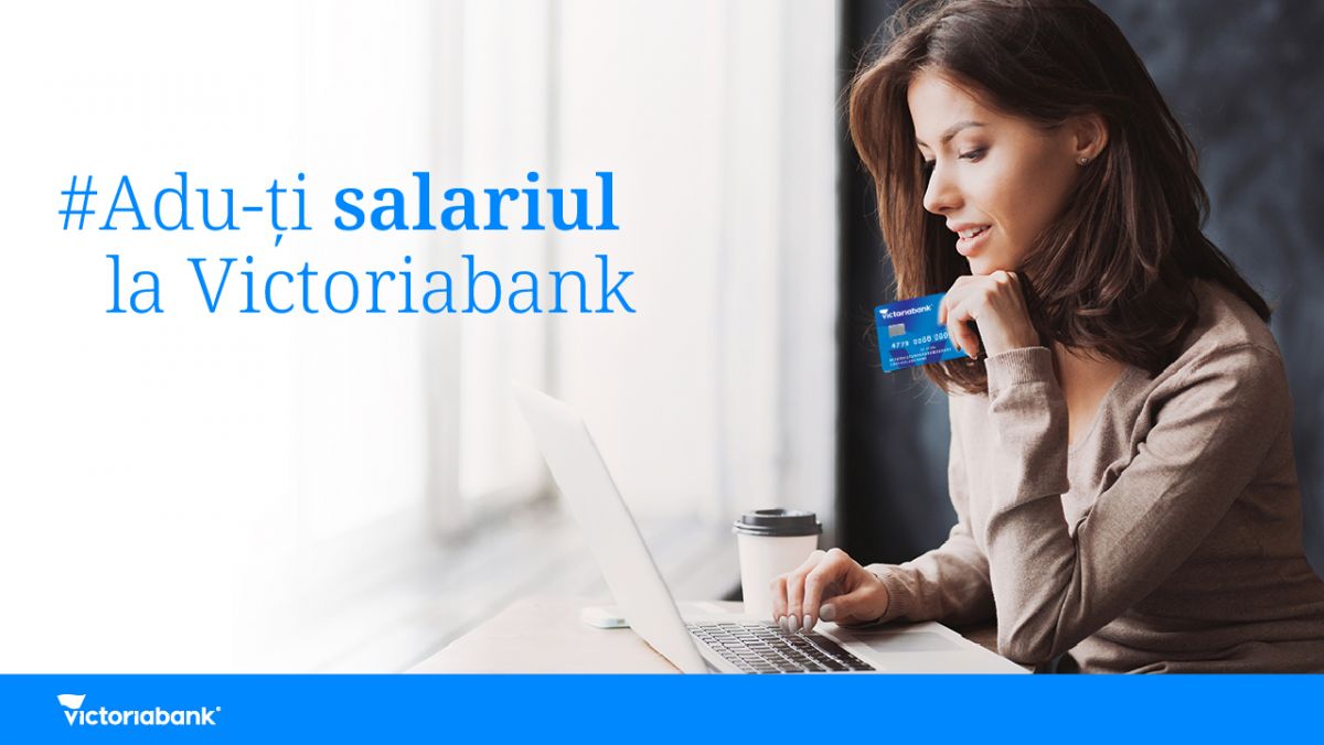 Cu Victoriabank ai 0% comision la alimentarea cardului prin virament de la orice bancă din Moldova