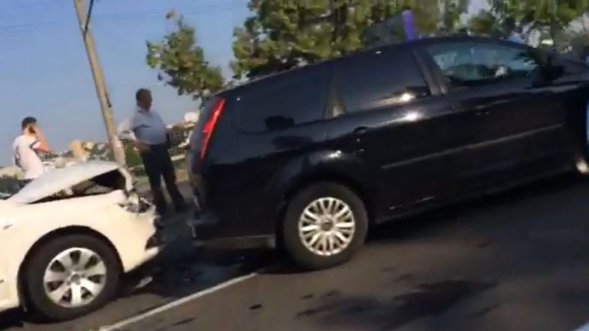 VIDEO. Accident în lanț pe Viaduct
