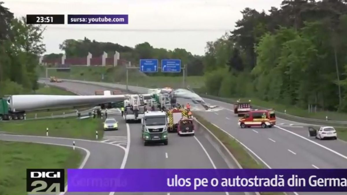 VIDEO. Accident neobișnuit în Germania