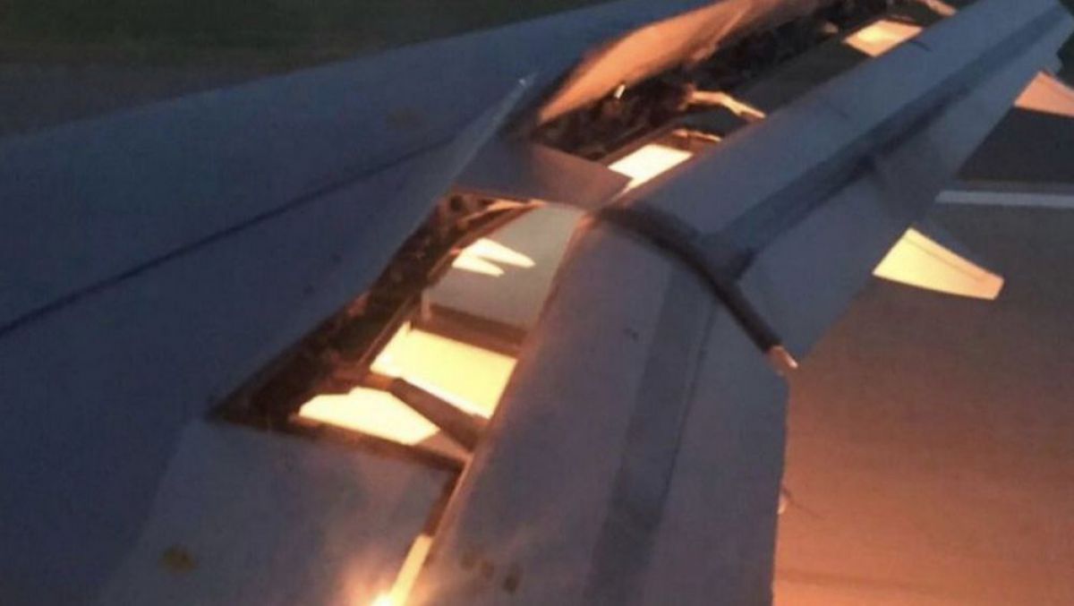 VIDEO. Avionul naţionalei Arabiei Saudite a luat foc în aer