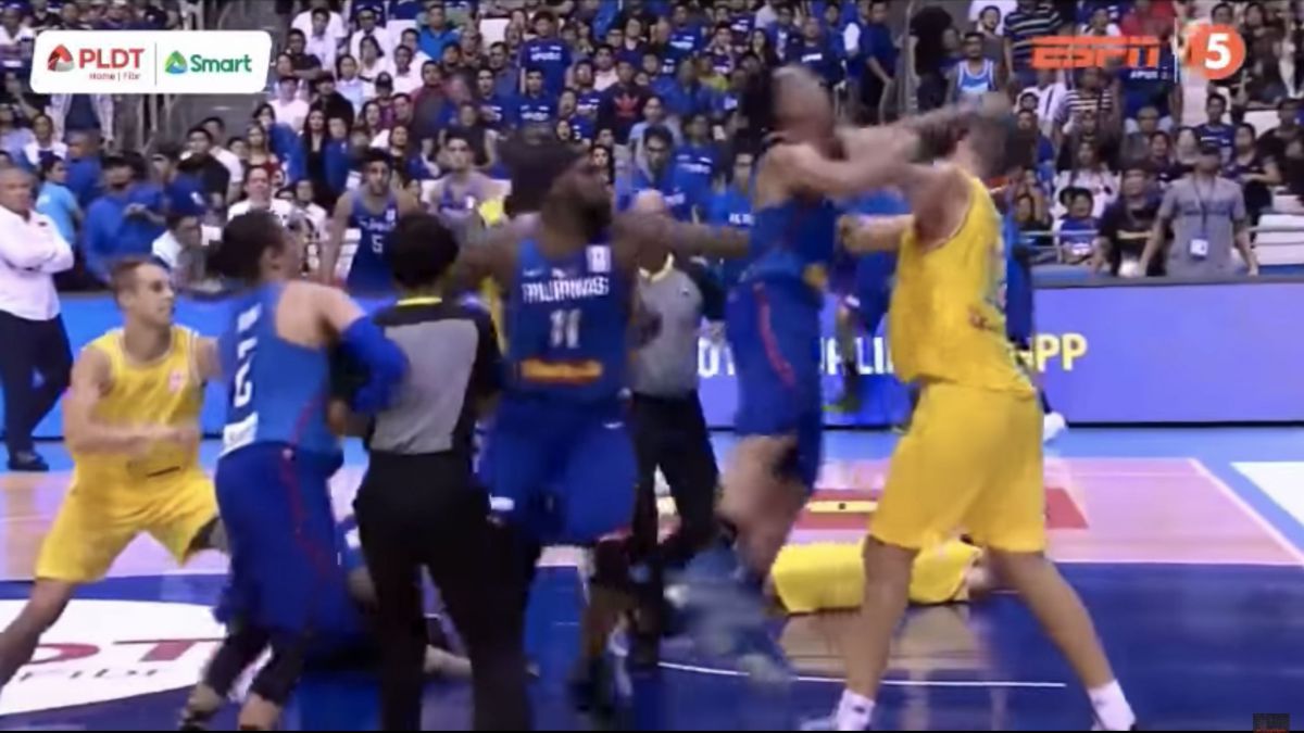 VIDEO. Bătaie ca-n filme la un meci de baschet din preliminariile Campionatului Mondial