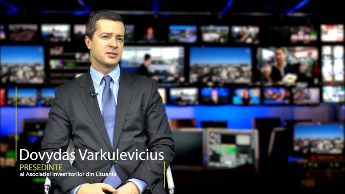VIDEO. Blitz interviu cu președintele Asociației Investitorilor din Lituania: Guvernul trebuie să permită afacerilor să prospere