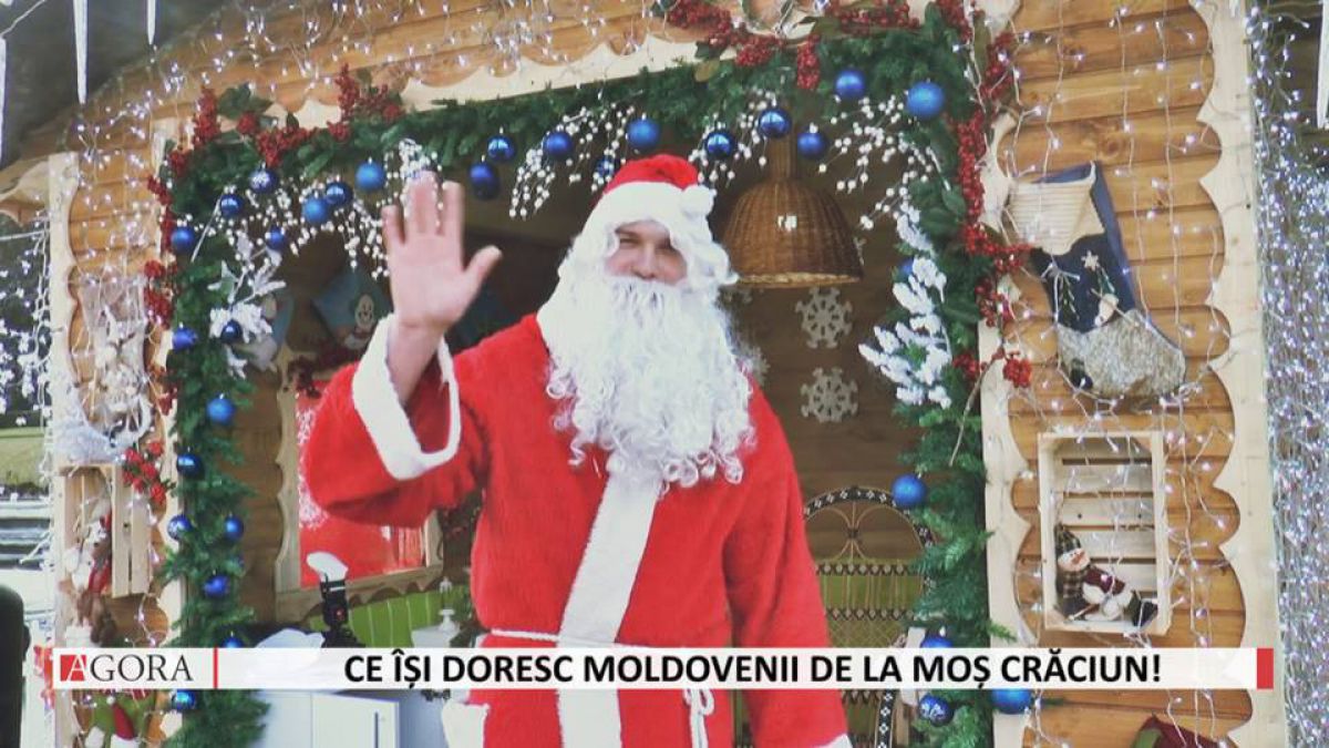 VIDEO. Ce își doresc moldovenii de la Moș Crăciun