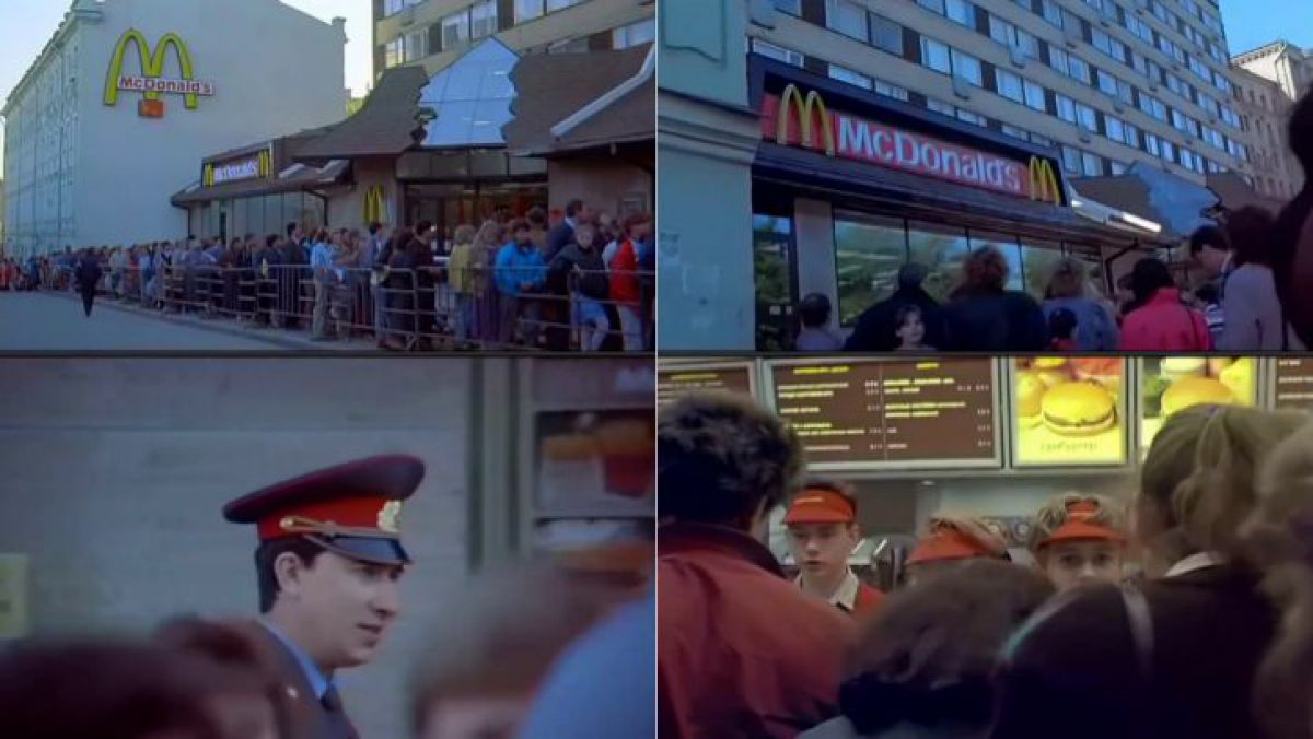 VIDEO. Cozi kilometrice la „McDonalds”! Cum arăta prima franciză deschisă la Moscova