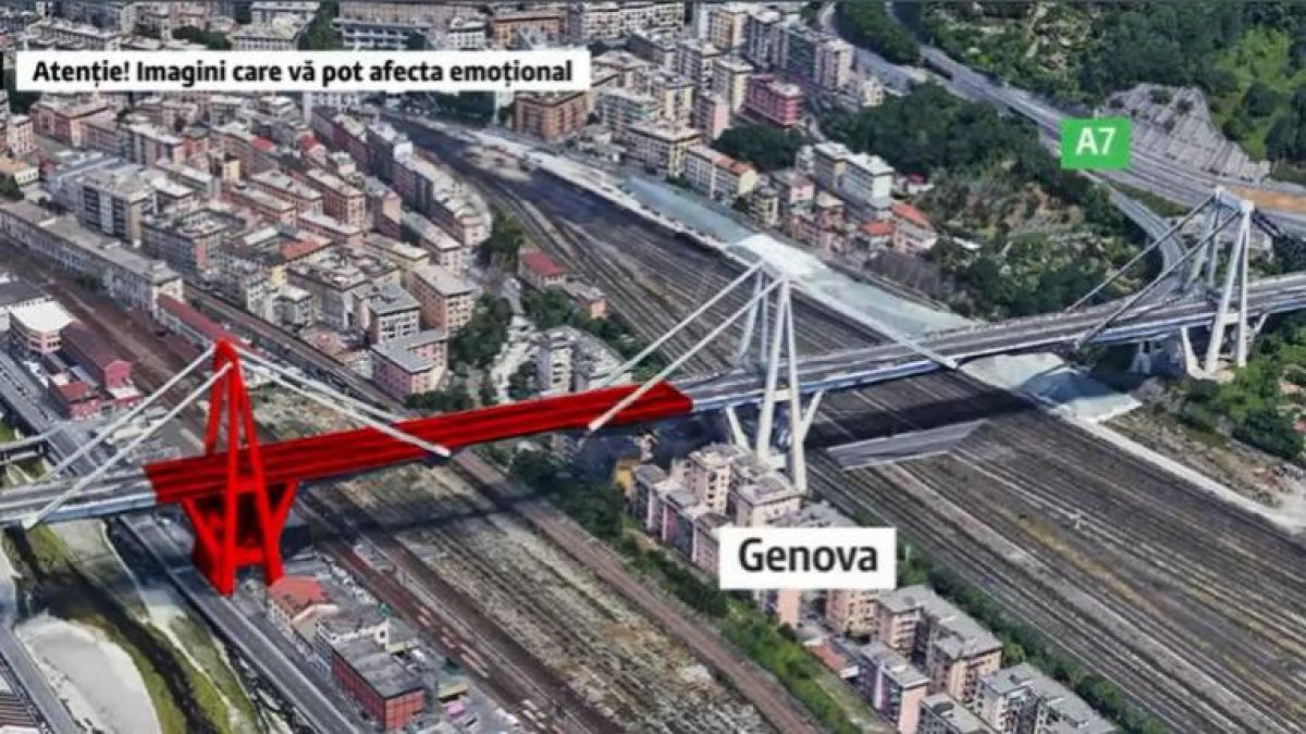 VIDEO. De ce s-a prăbușit Podul Morandi din Genova