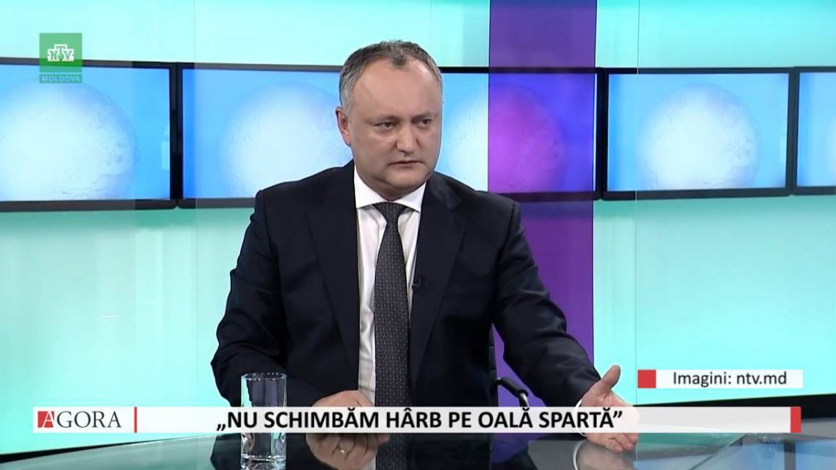 VIDEO. Dodon, despre eventuala candidatură a lui Valeriu Munteanu: „Nu schimb hârb pe oală spartă”