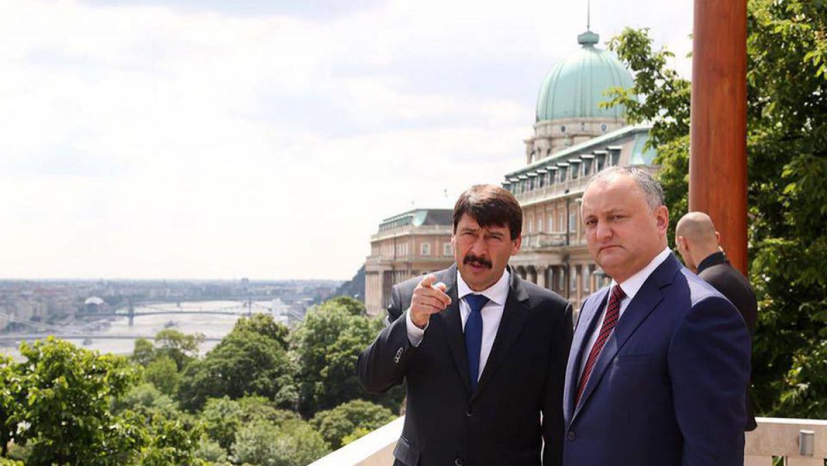 VIDEO. Dodon, vizită la Budapesta. L-a invitat pe omologul său la Chișinău