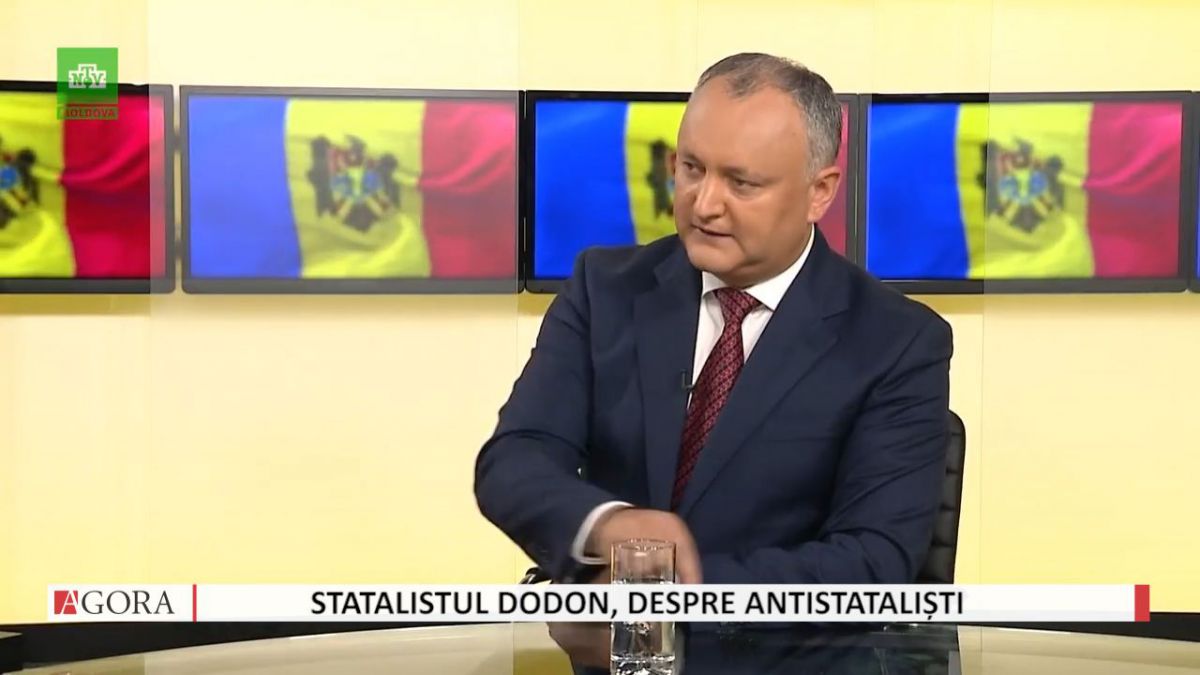 VIDEO. Dodon îi numește „lepădături” și „trădători” pe toți cei care vor lichidarea statalității